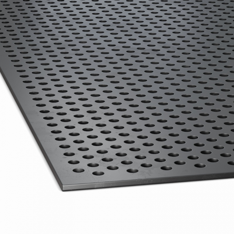 Staal plaat perf. 3000 x 1500 x 2 mm R15 T21 DC01